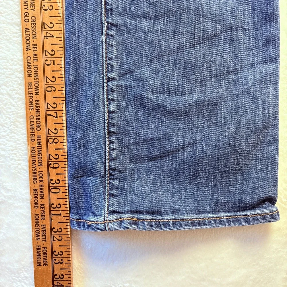 Old Navy Jeans‎ Women Sz 10 Blue Flirt Bootcut Dark Wash Denim Everyday Casual